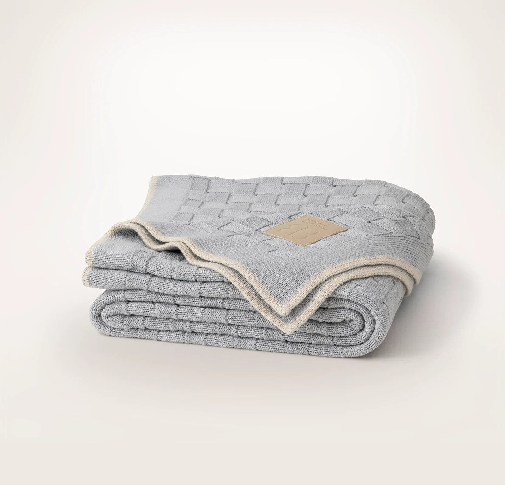 Basketweave Knit Throw Blanket | Boll & Branch