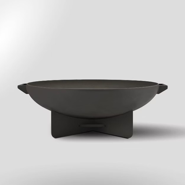 Anson Wood Burning Fire Bowl Gray - Real Flame | Target