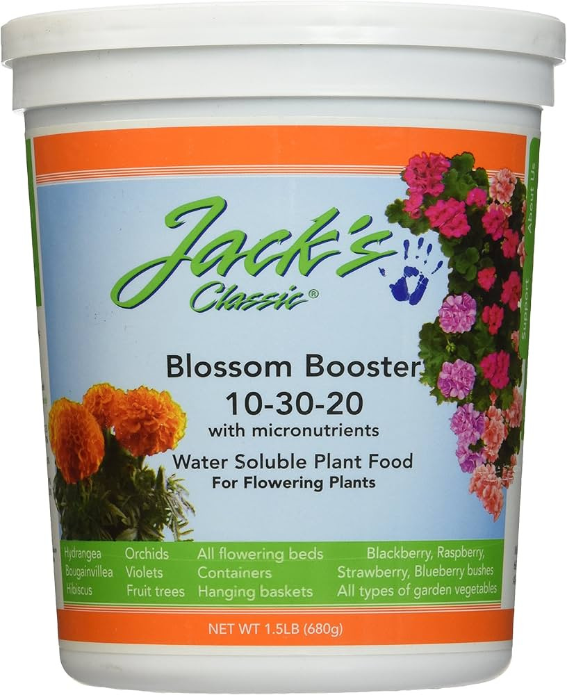 Jack's Classic 10-30-20 Blossom Booster Water-Soluble Fertilizer with Micronutrients for Increasi... | Amazon (US)