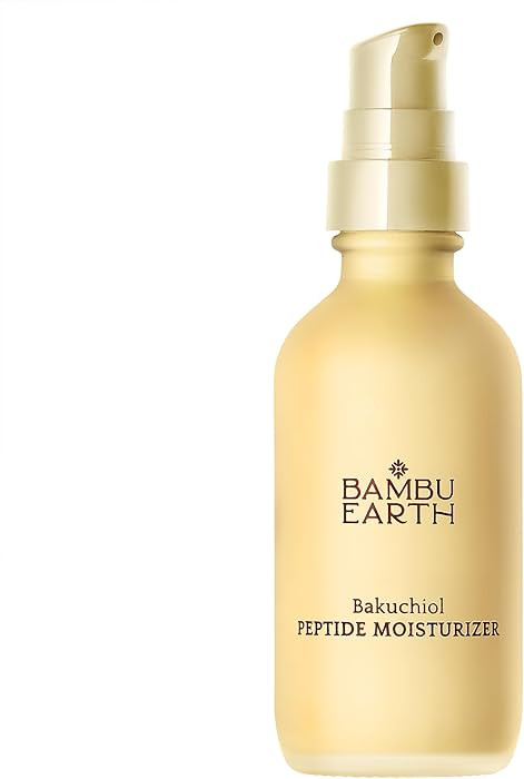 BAMBU EARTH Bakuchiol Peptide Face Moisturizer - Antioxidant-Rich Skincare Repair Cream with Plan... | Amazon (US)