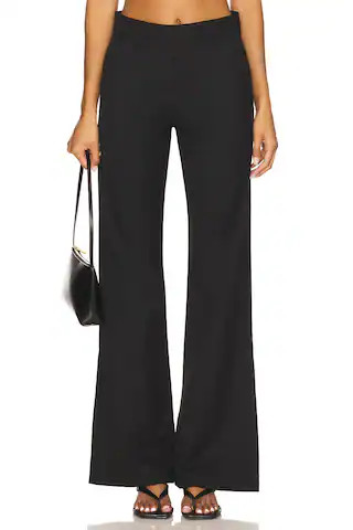 Jaded London Stacked Bootcut Suit Pant in Black. - size 32 | Revolve Clothing (Global)