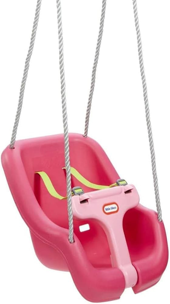 Little Tikes 650727M 2-in-1 Snug 'n Secure Swing 4pk Magenta | Amazon (US)