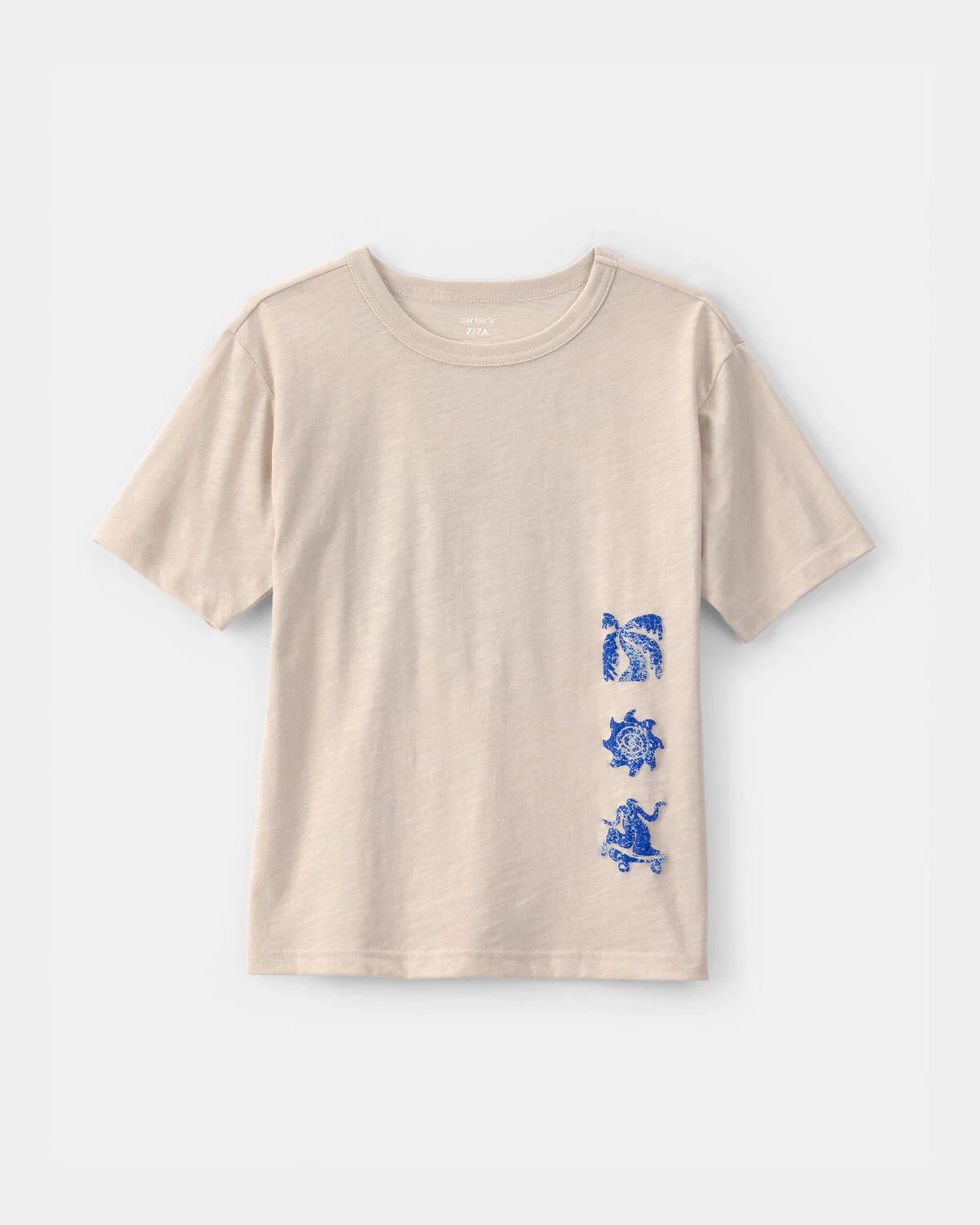 Boys Beachside Skater Graphic Tee - Tan | Carter's Inc
