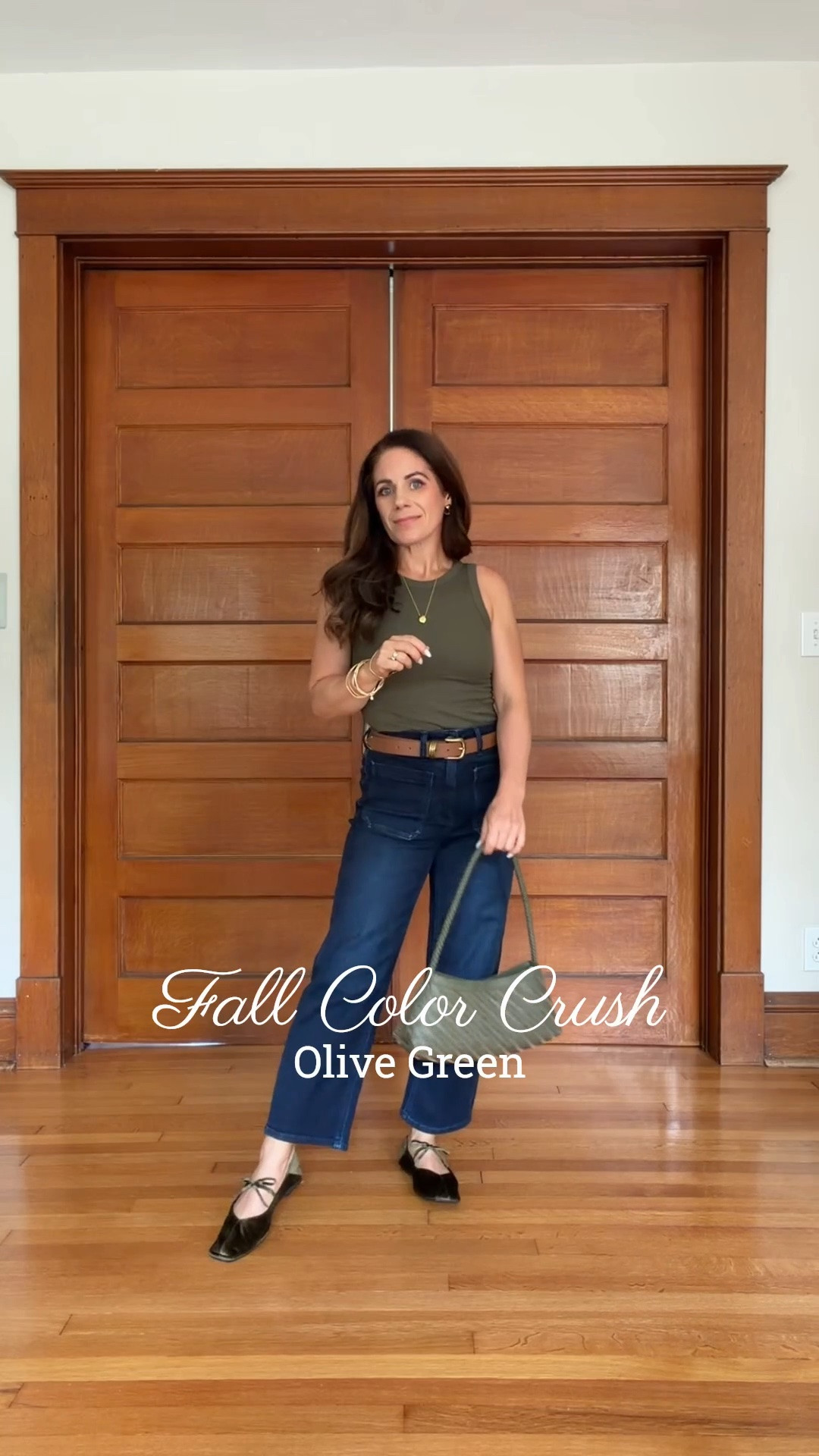 Building an entire look around the sweetest velvet Mary Jane’s from @Fitory - It is a crazy comfy flat and adds gorgeous texture. Rounding out the look with petite-friendly @Quince jeans, an @Ana Luisa necklace and @Target access. 

This is the NEW Bella stretch patch pocket wide leg jean in short length. I’m 4’11 for sizing reference.

fall outfits women | comfortable flats | petite jeans | fall velvet | olive green

#LTKPetite #LTKSeasonal #LTKootd