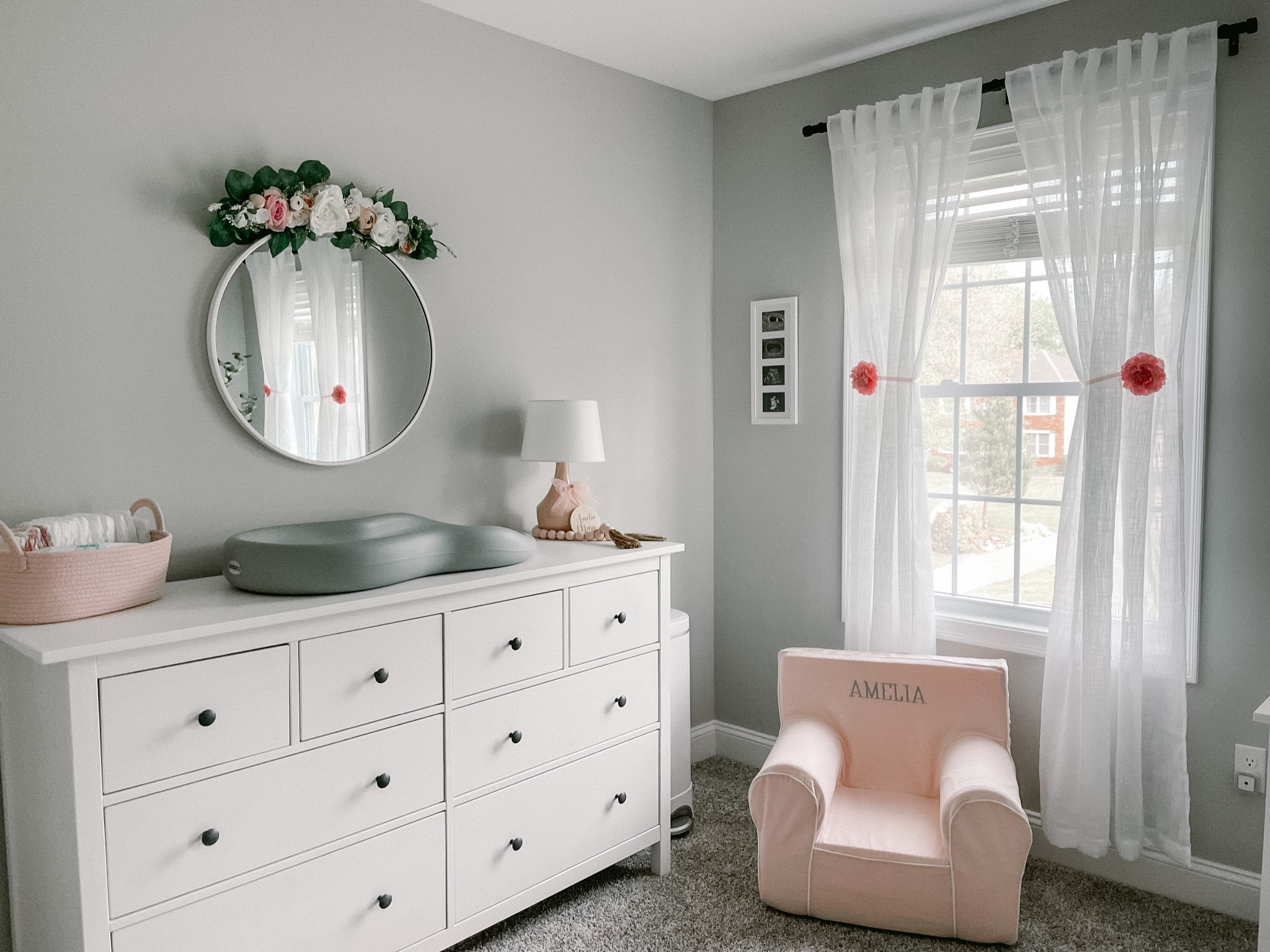 Nursery views💕 love that her dresser doubles as a changing table.

I also highly recommend the Keekaroo changing pad! A definite must have for a baby registry.

#LTKhome #LTKfamily #LTKbaby