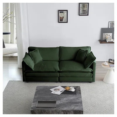 2 - Piece Living Room Set , 2 Pieces Upholstered Loveseat And Couch For Home Office Lounge, Sofa Set Of 2, 2-Piece (2+2 Seat) Couch Set For Living Ro | Wayfair North America