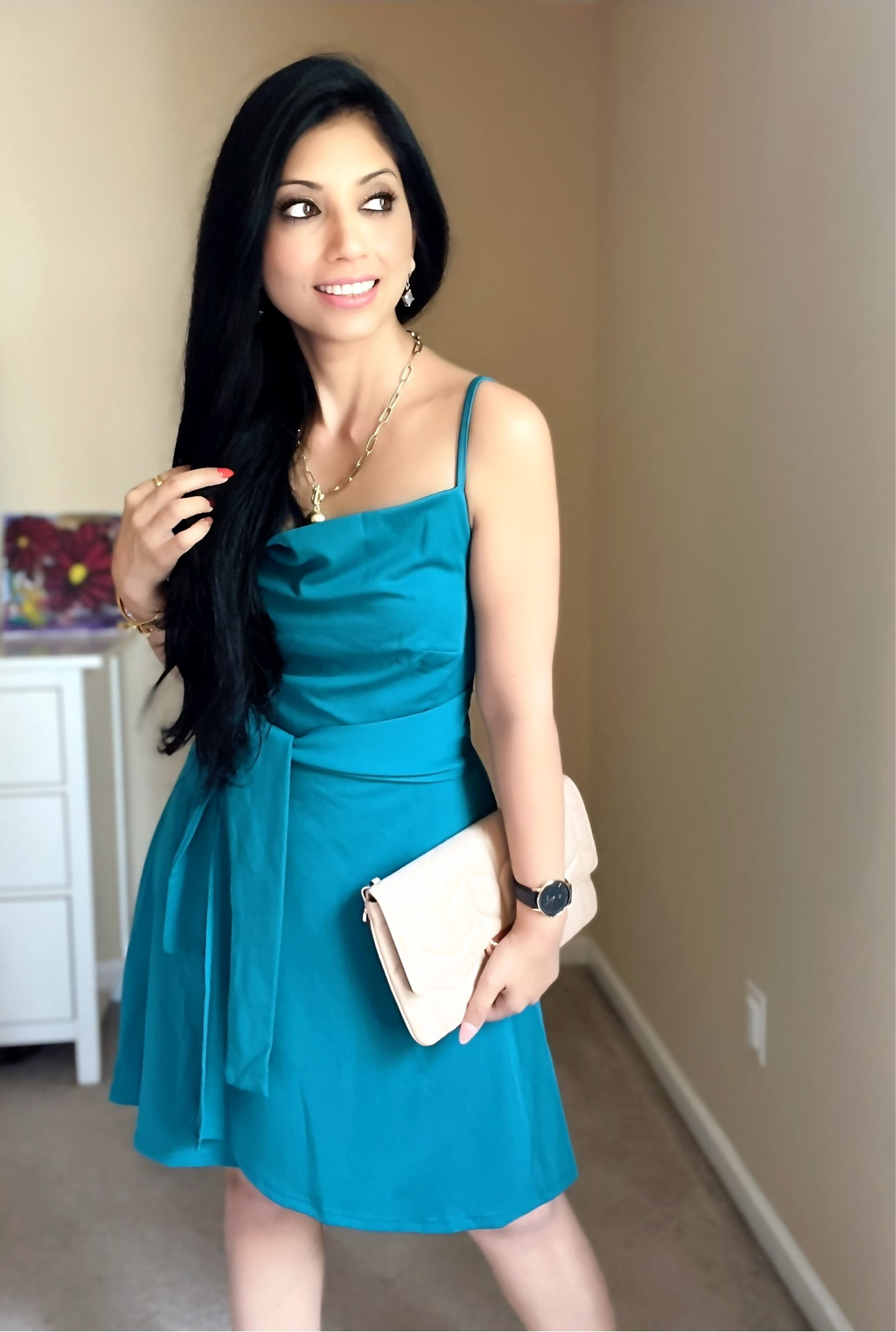 Blue dress
Grace Karin dress, nude boots, quilted clutch, cocktail look

#LTKunder50 #LTKGiftGuide #LTKshoecrush