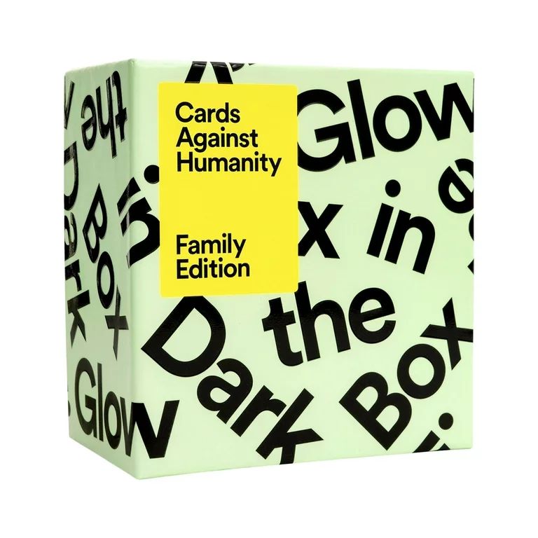 Cards Against Humanity: Family Edition - Glow in the Dark Box | Walmart (US)