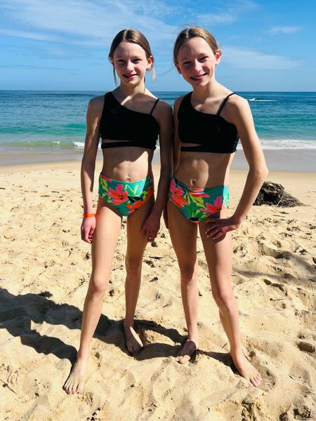 These swim pieces are 10/10 and so affordable! Girls (age 12) wear a size large.

#LTKswim #LTKtravel #LTKSeasonal