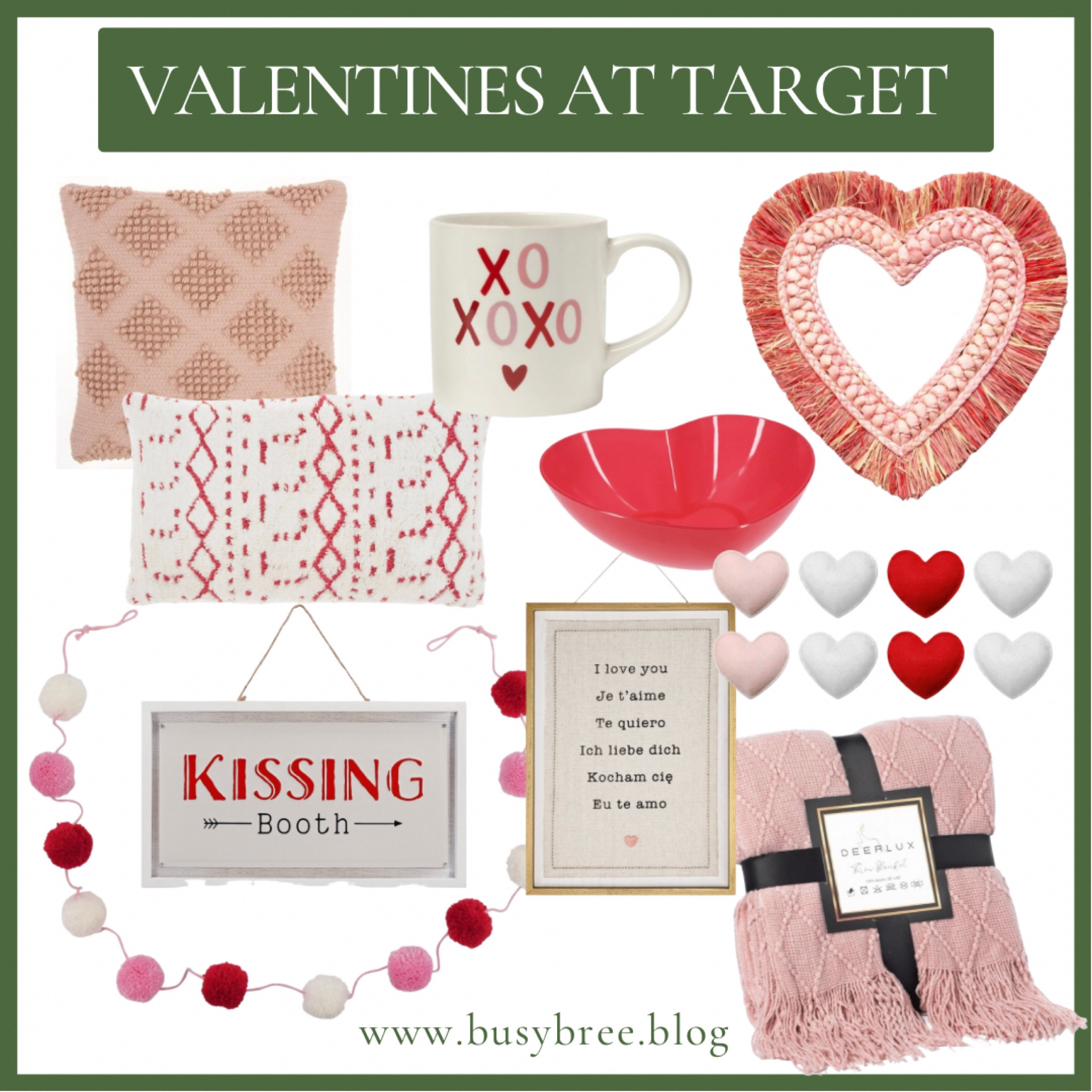 Valentine’s Day decor at target, Valentine’s Day home decor, cheap Valentine’s Day, pink blanket, pink pillows, spring home decor 

#LTKHoliday #LTKhome #LTKunder50