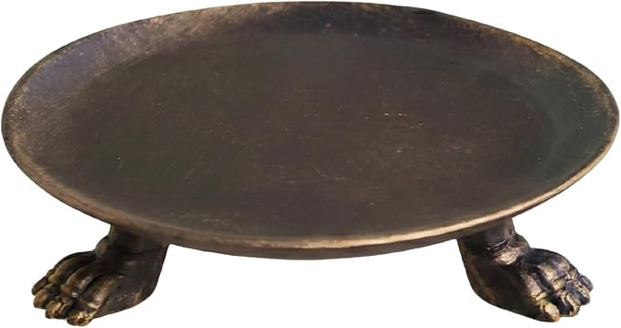 Clawfoot Candle Holder Jewelry Dish Tray for Rings Trinkets Vintage Decor Candle Accessories Old ... | Amazon (US)