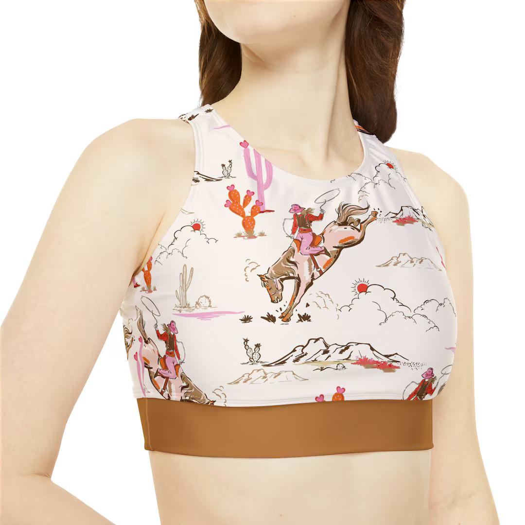 Cowgirl Bikini Set Western Swimsuit Style for Pool, Beach and Lake Gift for Her - Etsy | Etsy (US)