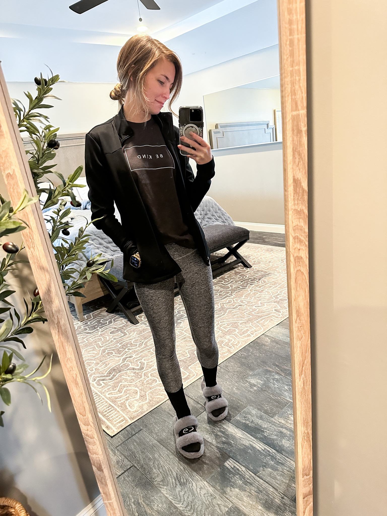 My around the house look lately 😂🖤

(Neutral wear, sweat set, Ugg, house slippers, sleep sets, athletic wear)

#LTKstyletip #LTKunder100 #LTKSale