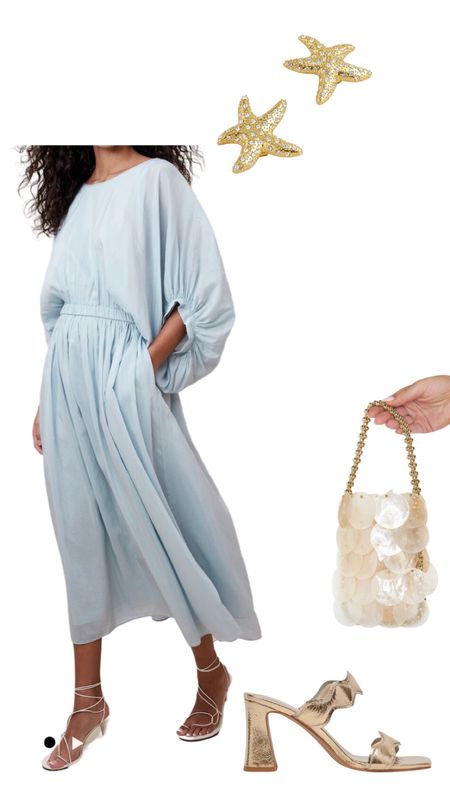 This dress is perfect for a wedding guest where the attire is #cocktailattire or #semiformal ✨ 
It has so much drama, in the dreamiest ethereal blue 🌊 
Perfect for a windy/chilly summer destination 

•New England
•Carolina Coast
•Key West

#weddingguest attire
#weddingguest
#weddinggueststyle
#womensdress 


#LTKSaleAlert #LTKSeasonal #LTKWedding