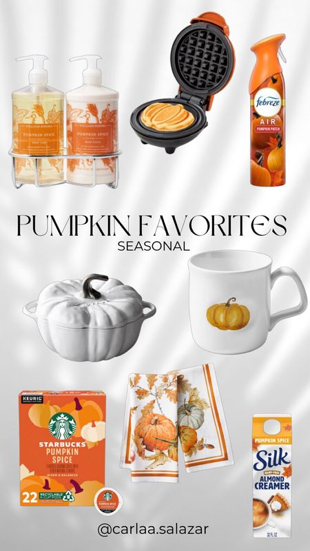 Pumpkin favorite products for the season and for making a cozy kitchen 

#LTKunder50 #LTKSeasonal #LTKhome