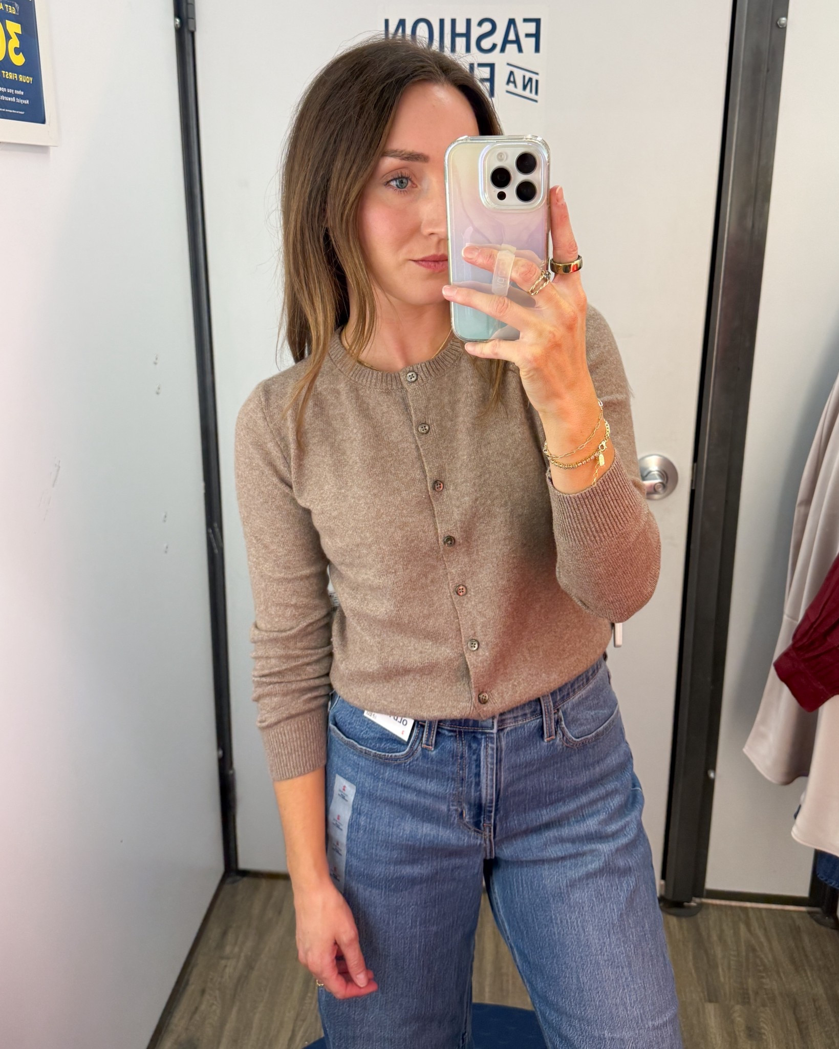 This button-down cardigan is on sale for $18 today!