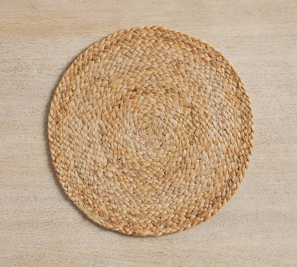 Colton Jute Round Placemats - Set of 4 | Pottery Barn (US)