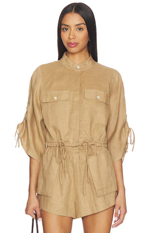 HEVRON Eva Top in Almond from Revolve.com | Revolve Clothing (Global)