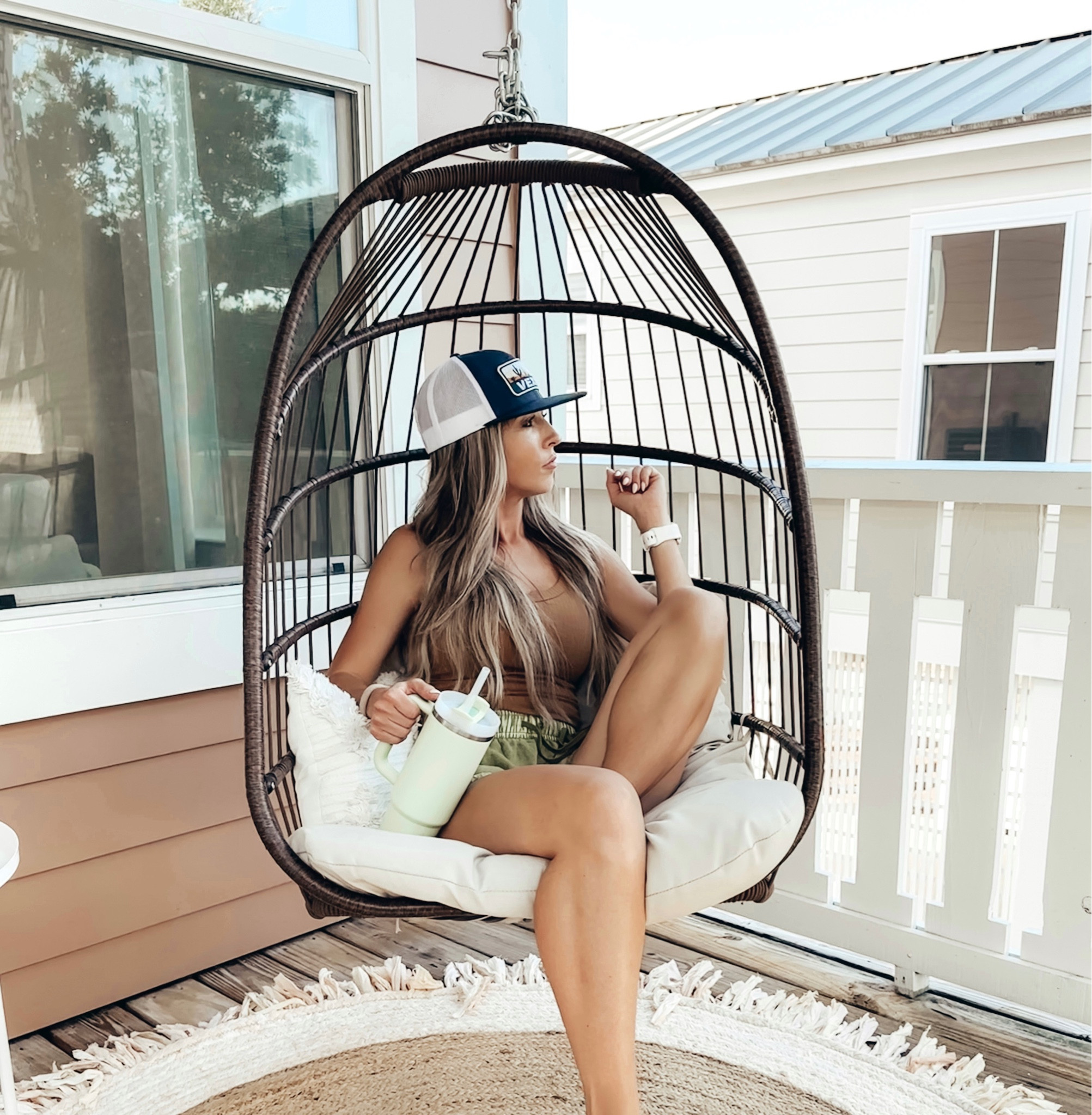 Abernathy hanging egg online swing chair