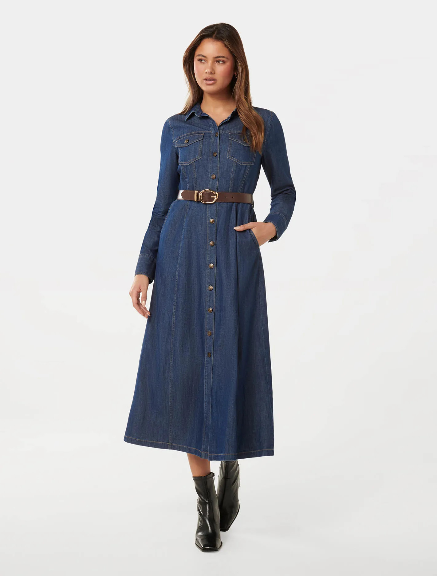 Lexi Midi Shirt Dress | Forever New (UK & IE)