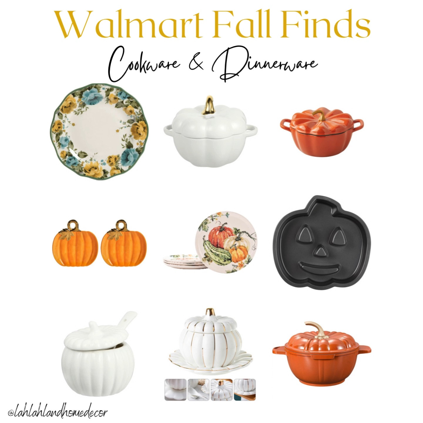 Fall cookware & dinnerware at great prices! Walmart Home Finds @WalmartHome #walmart #walmartfinds | pumpkin | autumn | fall bakeware 

#LTKSeasonal #LTKSale #LTKhome