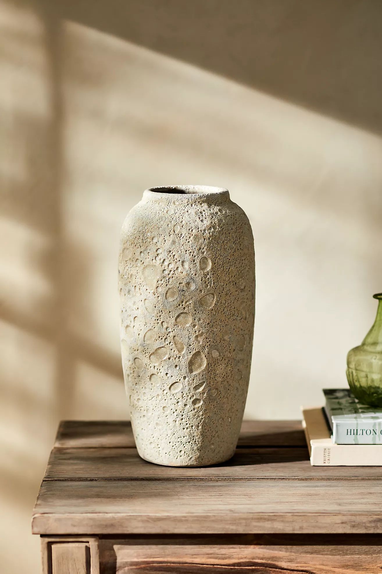 Textured Cream Vase | Anthropologie (US)