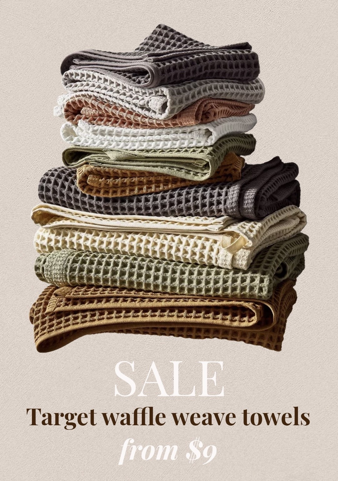 These waffle weave towels from Target have a designer look for 1/4 the price!

#LTKFindsUnder50 #LTKHome #LTKSaleAlert