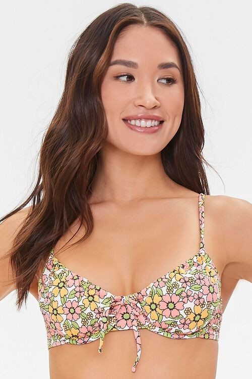 Floral Print Underwire Bikini Top | Forever 21 (US)