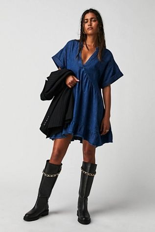 Agnes Denim Dress | Free People (Global - UK&FR Excluded)