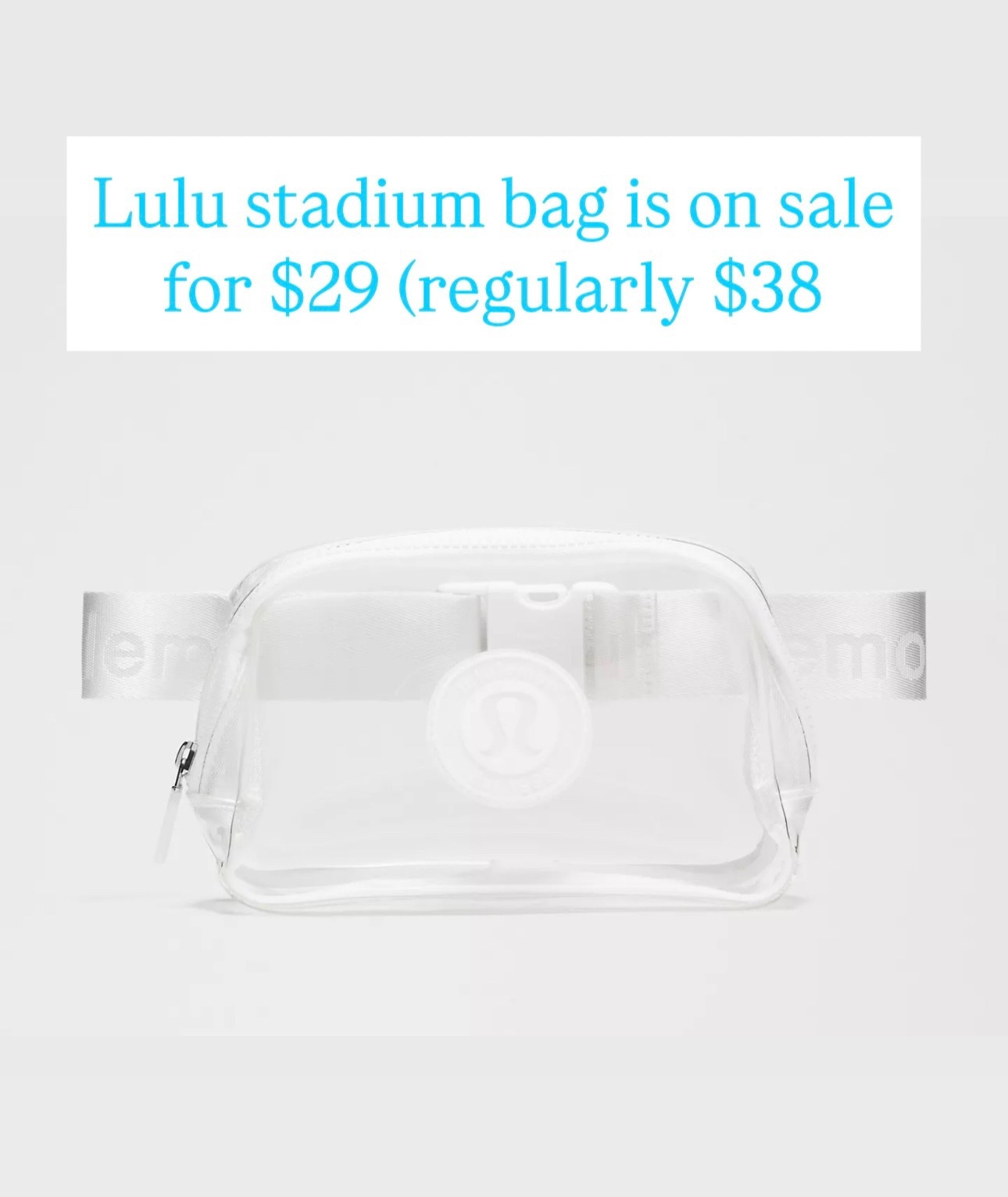 Great savings if you need a concert
or stadium friendly bag! 

#LTKSeasonal #LTKSaleAlert #LTKFindsUnder50