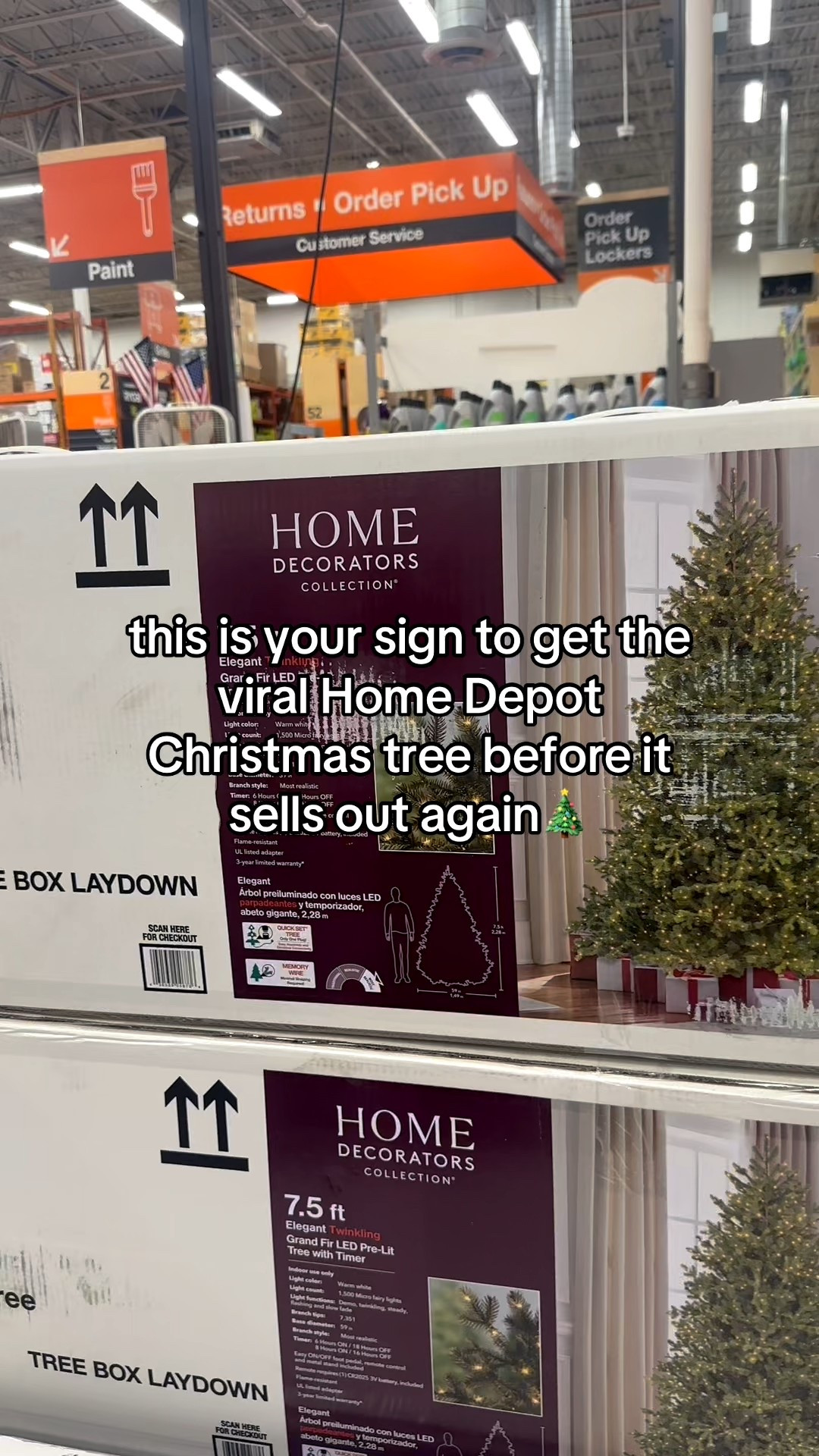 The Home Depot viral Christmas Tree is in STOCK! Get it before it sells out Nov. 1st!! 🎄
I have the elegant grand fir but the grand duchess is also amazing!!

#LTKSeasonal #LTKHome