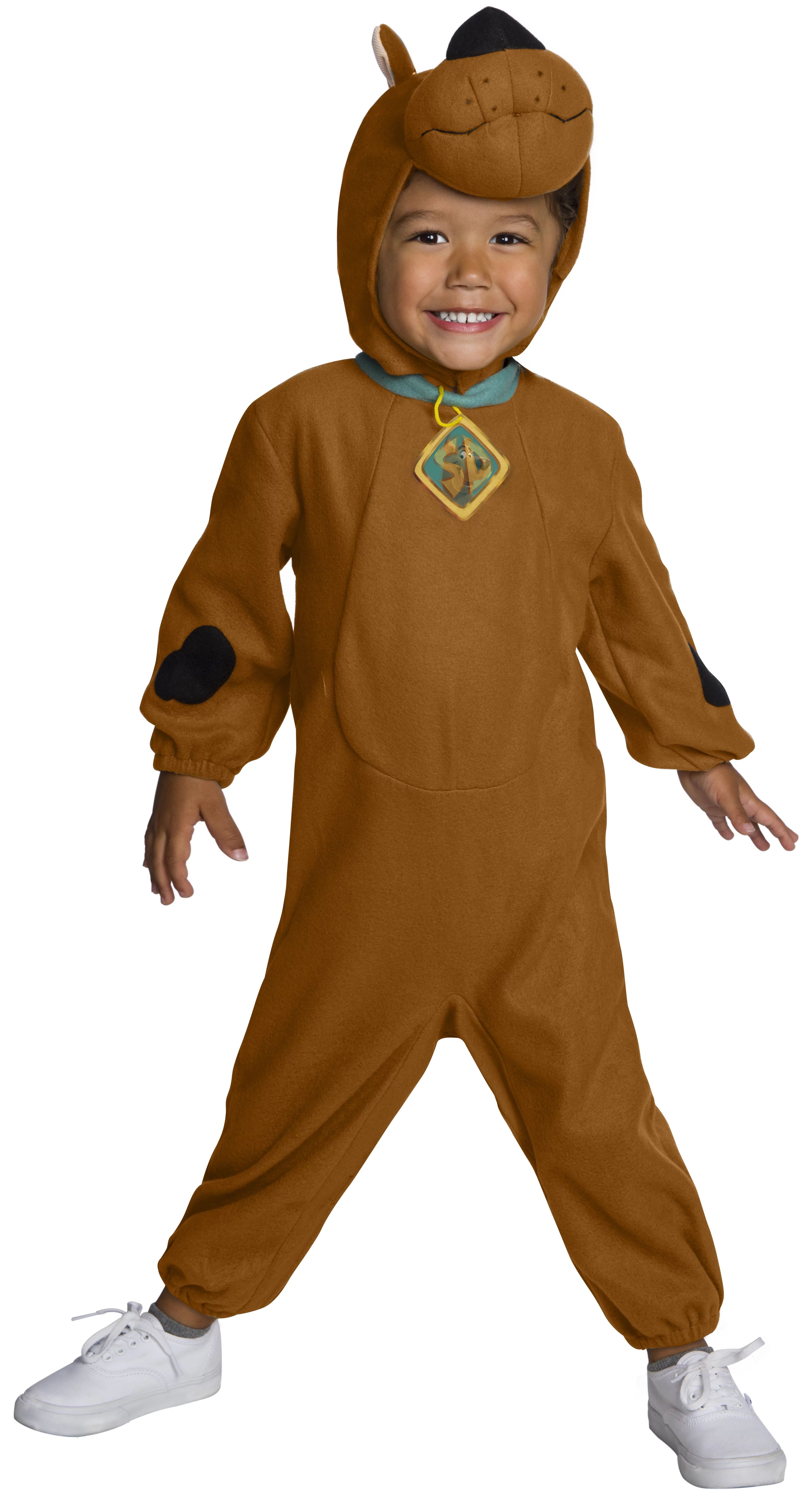 Toddler Officially Licensed Warner Brothers Scooby Doo Halloween Costume 2T, Brown - Walmart.com | Walmart (US)