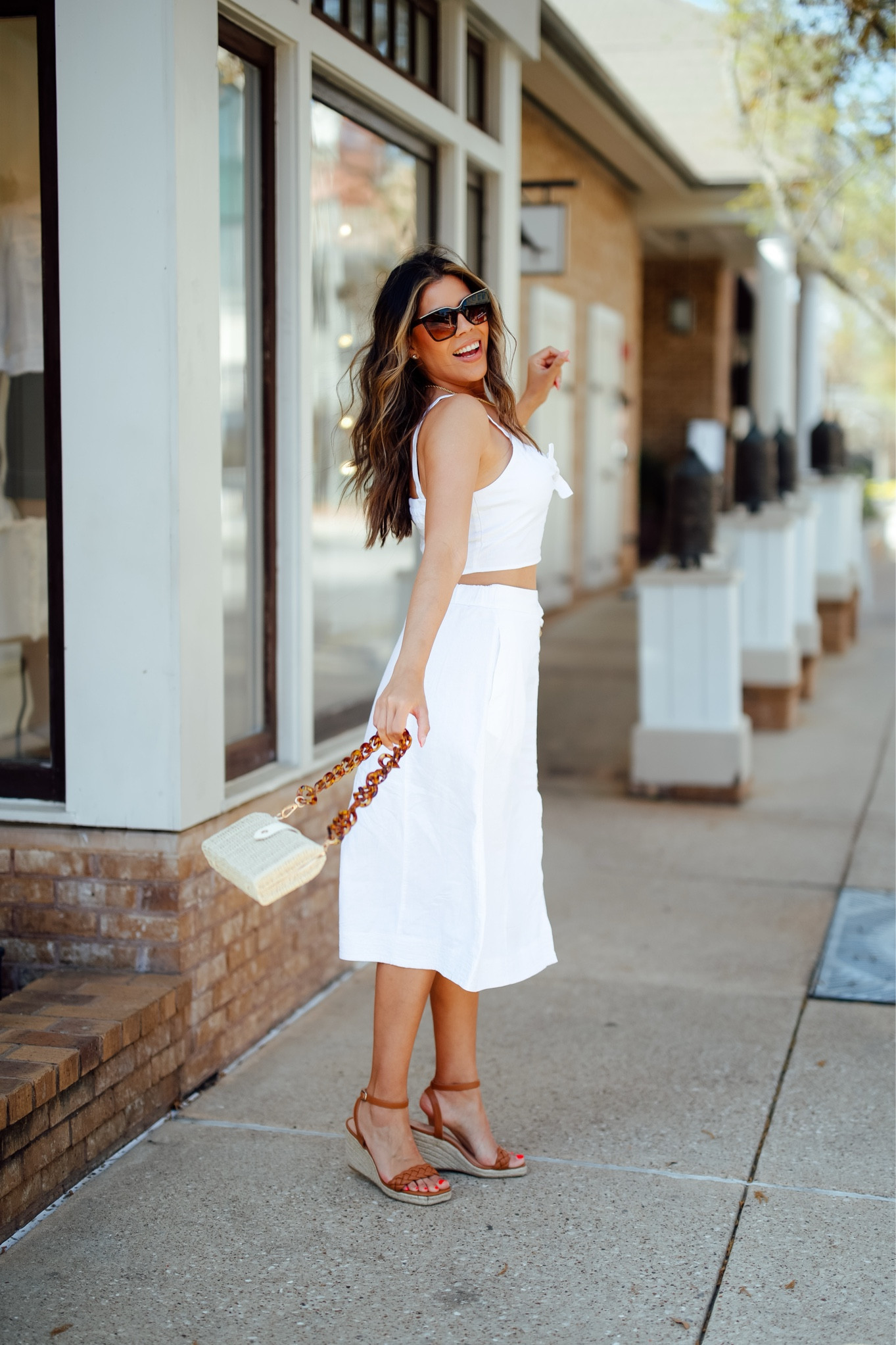 Spring Outfit Inspo, all from Target! Wearing size medium in top and skirt 

#LTKstyletip #LTKSeasonal #LTKFind