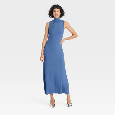 Women's Knit Midi Shift Dress - A New Day™ | Target