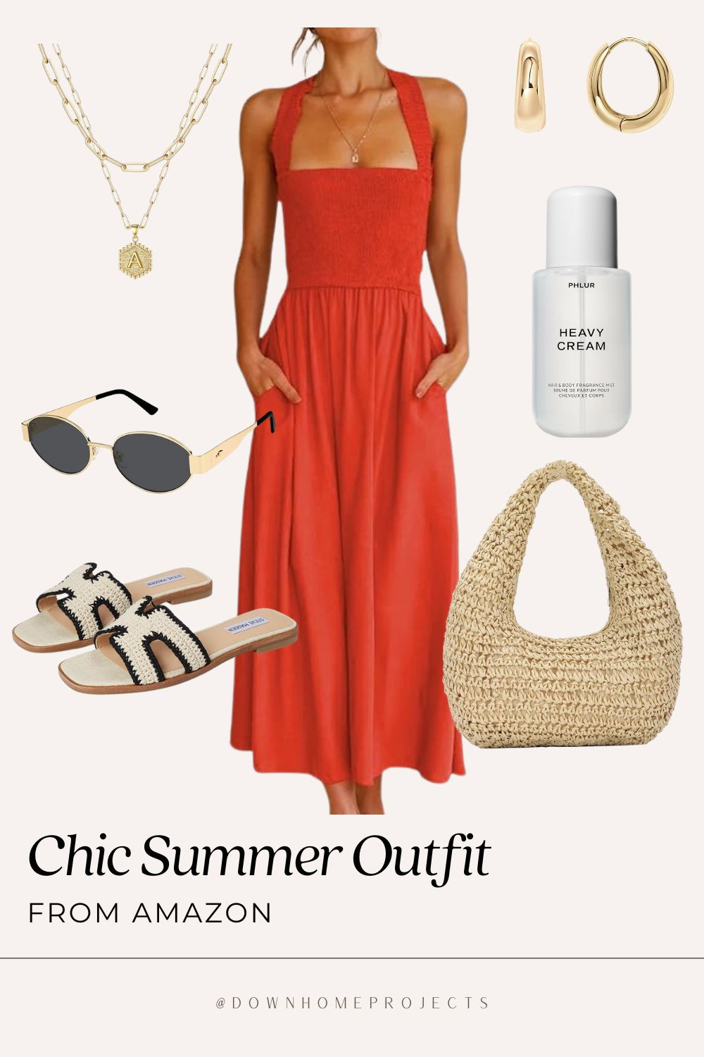 Chic summer outfit idea ☀️🔥 — This red dress is the ultimate statement piece for warm-weather events, from rooftop dinners to summer weddings. Styled with neutral accessories and effortless glam, it’s the perfect mix of bold and timeless. Shop the full look + similar red dresses on LTK! #RedDress #SummerOutfit #ChicStyle #LTKfashion #DateNightLook #WhatToWear #SummerStyle2025 

 #LTKSummerEdit #LTKSeasonal #LTKFindsUnder50