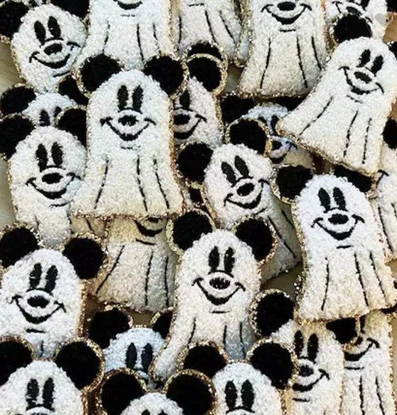 Disney Mickey Ghost Patch  Disney Halloween Patch - Etsy | Etsy (US)