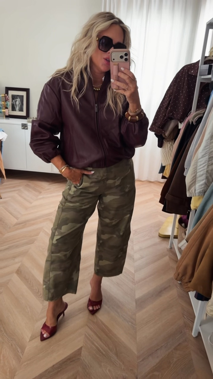 The color of this bubble hem bomber jacket... 😍 Gorgeous! Such a good sale find. My Anthropologie pants are TTS, and my heels are on sale too!

Bubble hem bomber jacket. Nordstrom Anniversary Sale. NSALE. Anthropologie pants. Neutral outfit. Fall fashion. Women's fashion. Sale finds. Fall outfit ideas.

#LTKootd #LTKSeasonal