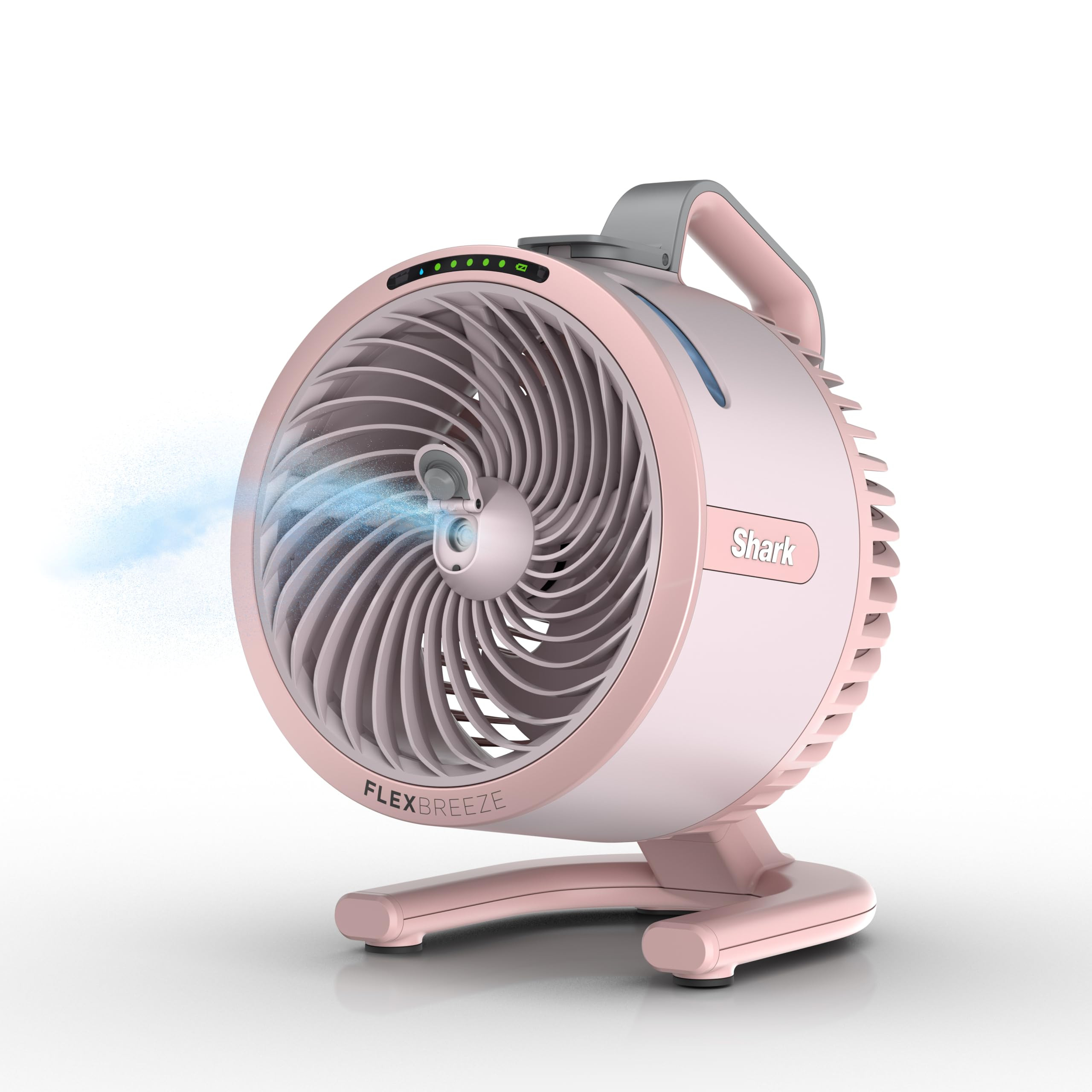 All-New Shark FlexBreeze HydroGo Pro Fan - Powerful, portable fan, indoor & outdoor, dry-touch evaporative mist. Corded & cordless, 5 speeds, extended battery runtime, Peony, FA056PK (2026 Release) | Amazon (US)