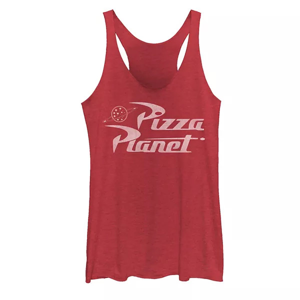 Juniors' Disney/Pixar Toy Story Pizza Planet Checkered Logo Tank Top | Kohl's