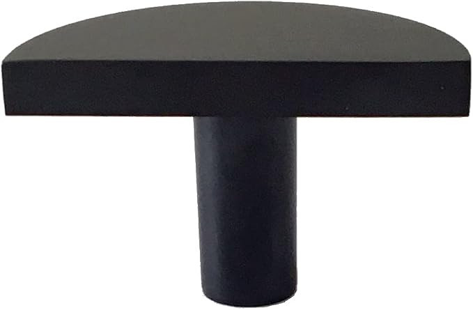 Half Moon Drawer Pull Half Circle Knob Semi Moon Cabinet Knob Black Drawer Knob Pull Knob Drawer ... | Amazon (US)