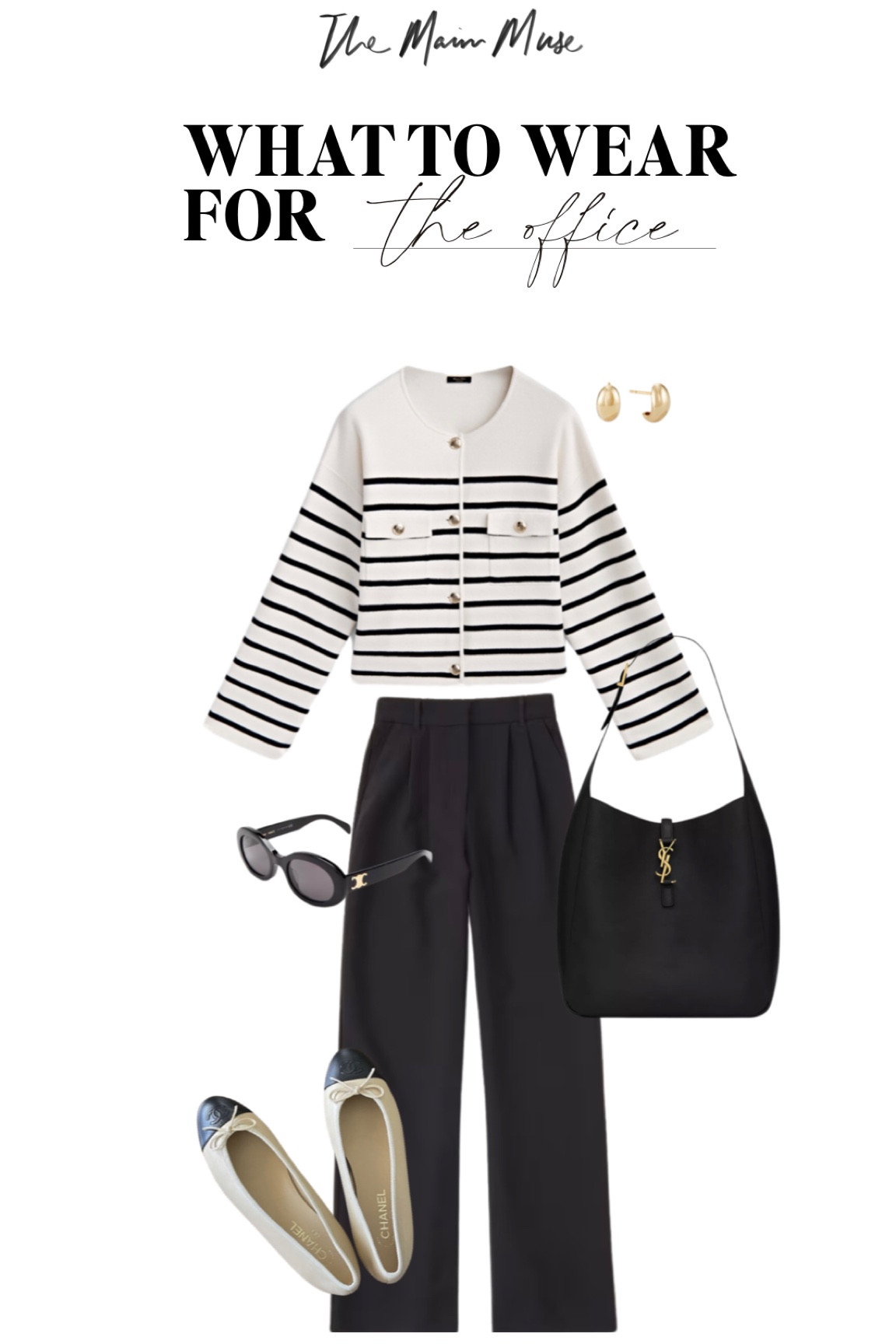 Office perfect fall look - love this striped cardigan so much! Gives old money vibes and this bag is the it bag of the season ( the 5 a 7 little sister)

#LTKstyletip #LTKfindsunder50 #LTKfindsunder100