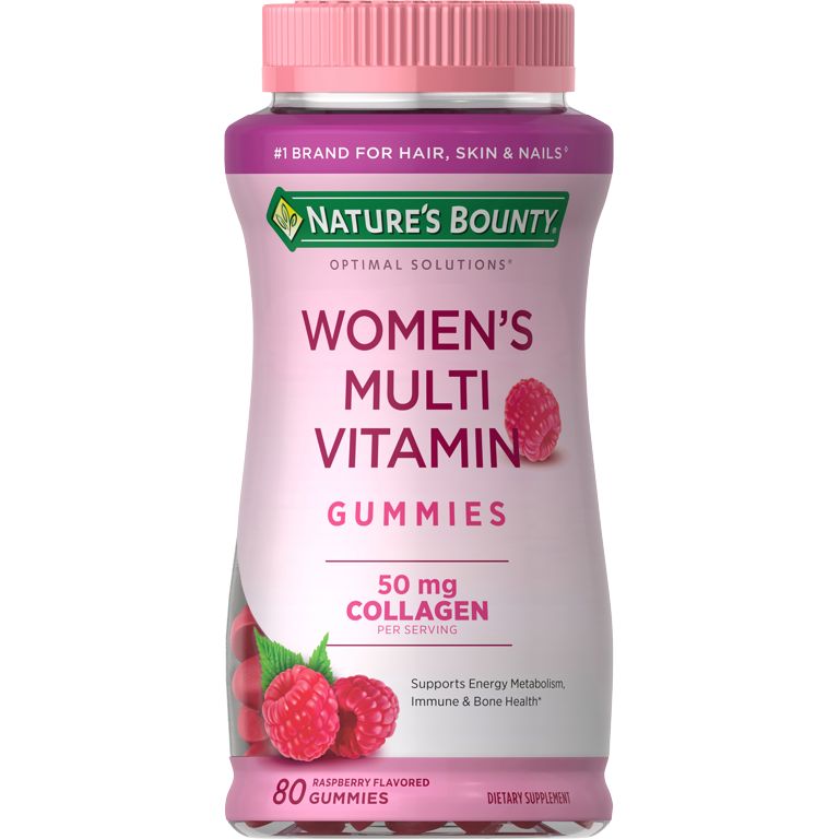 Nature's Bounty Optimal Solutions Women's Multivitamin Gummies, Dietary Supplement, Raspberry Fla... | Walmart (US)