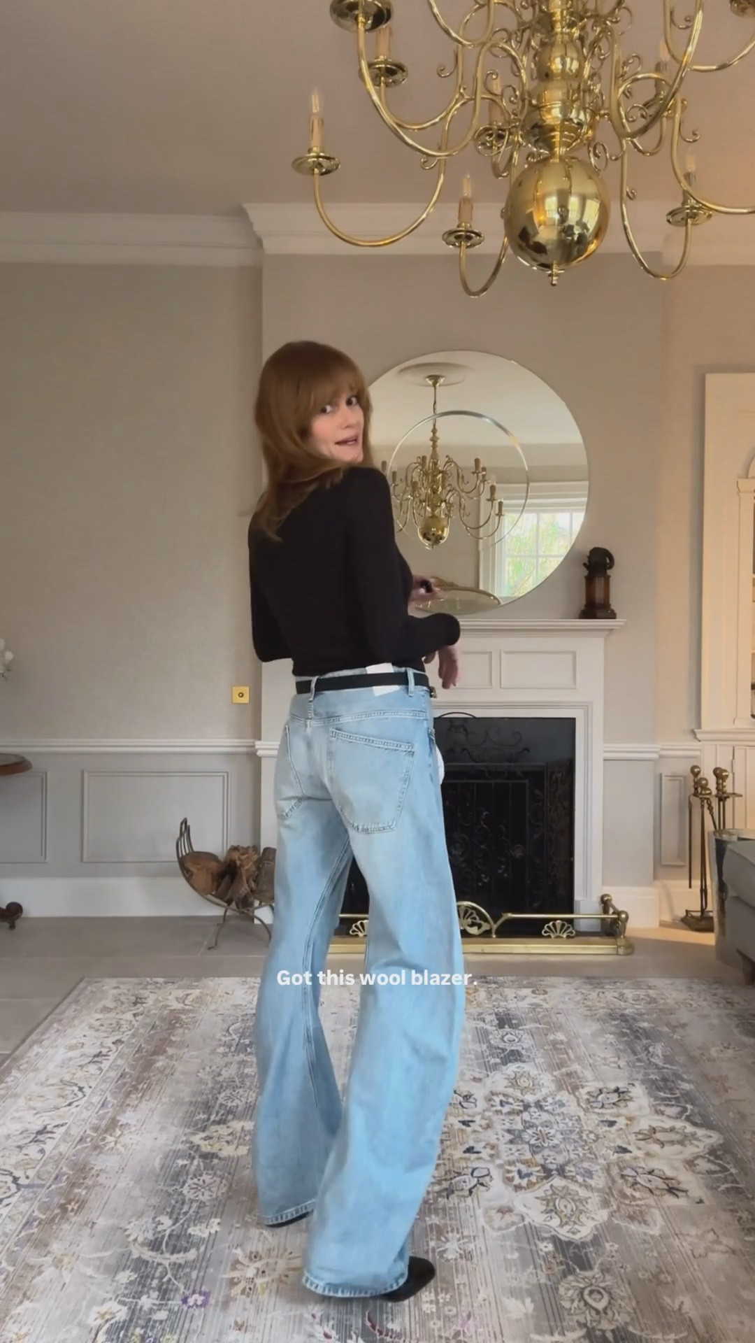 Zara jeans size 10Uk (they run big)
Mock croc ankle boots
Wool blazer size M