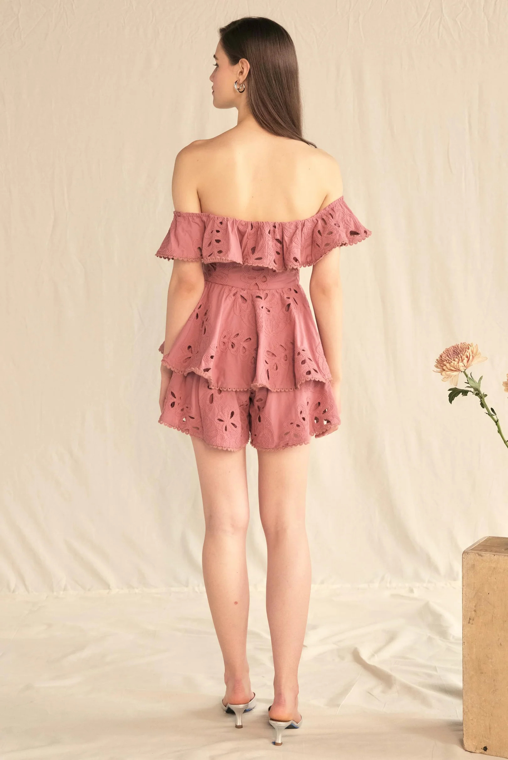 Megara Romper Dusty Rose | South Moon Under