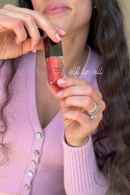 e.l.f. lip oil in shade pink quartz 
e.l.f. cosmetics  #LTKSeasonal 

#LTKxelfCosmetics

#LTKbeauty #LTKstyletip #LTKsummer