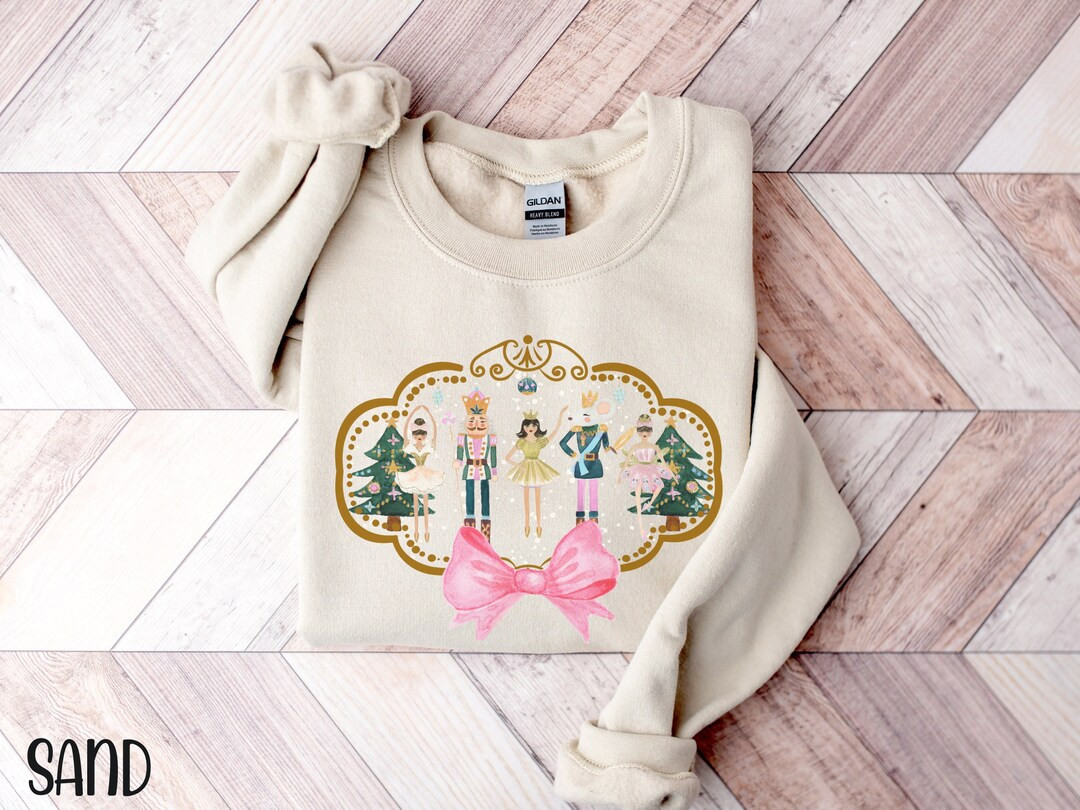 Pink Christmas Nutcracker Sweatshirt Christmas Sweatshirt for - Etsy | Etsy (US)