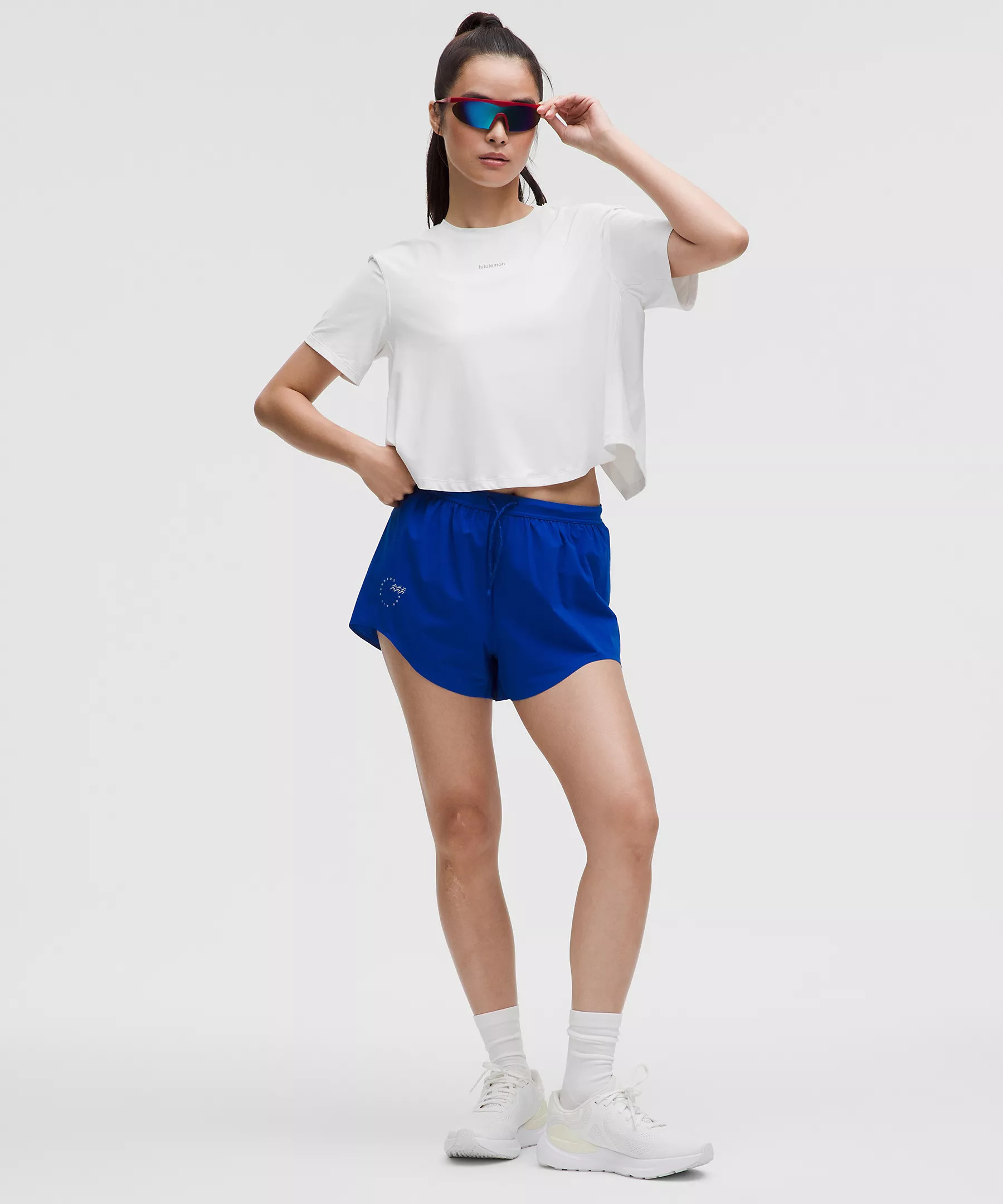 Pace Crush Cross-Back Graphic T-Shirt | Lululemon (US)