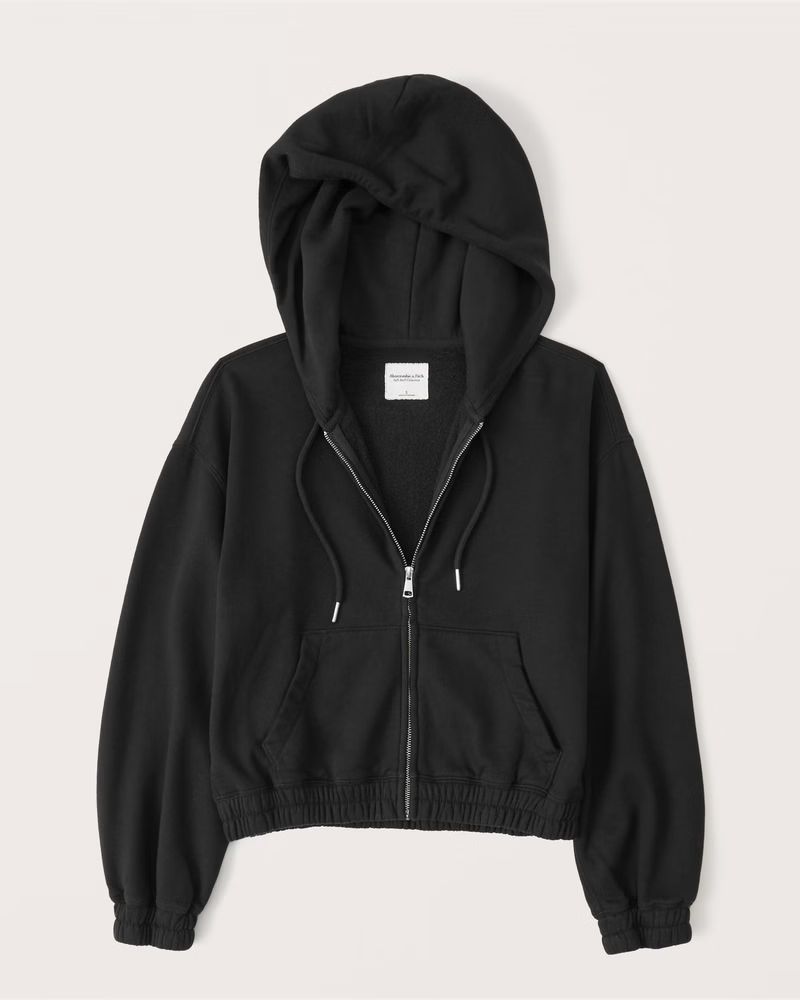 Women's The Cinched Full-Zip | Women's Tops | Abercrombie.com | Abercrombie & Fitch (US)