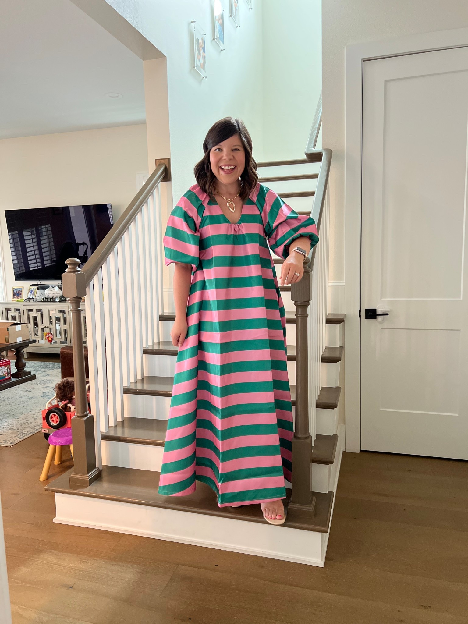 A showstopper of a dress for under $30! I’m in a size small. 

#LTKStyleTip #LTKSeasonal #LTKFindsUnder50