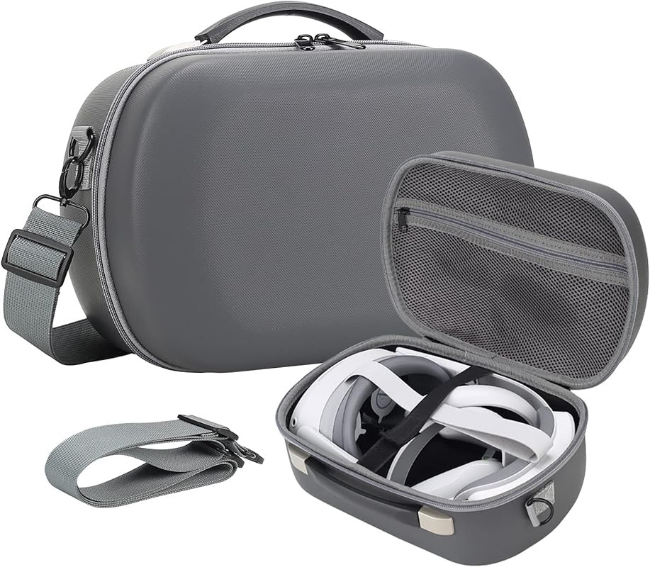 Hard Carrying Case for Meta Oculus Quest 2, PICO 3/4 VR Headset and Elite Strap - Portable Travel... | Amazon (US)